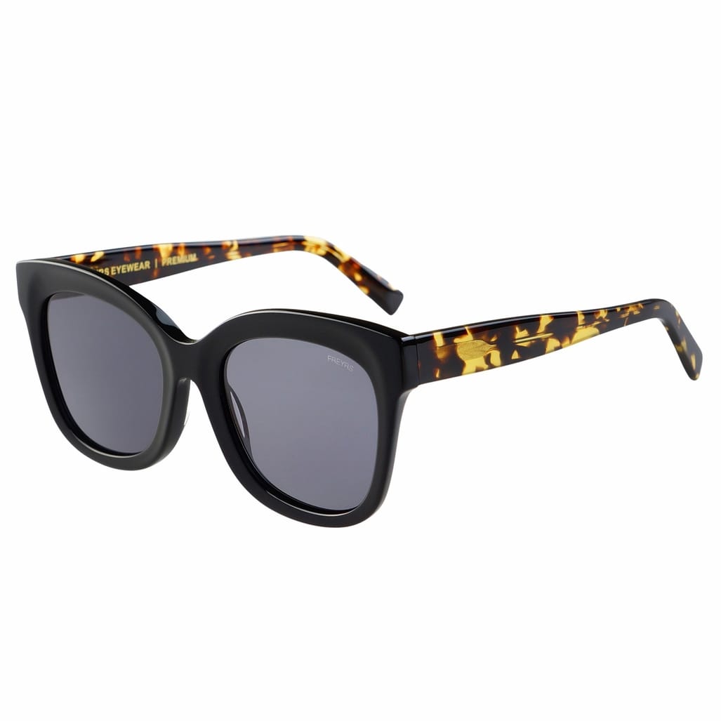 Naples Acetate Cat Eye Sunglasses Black/Tortoise