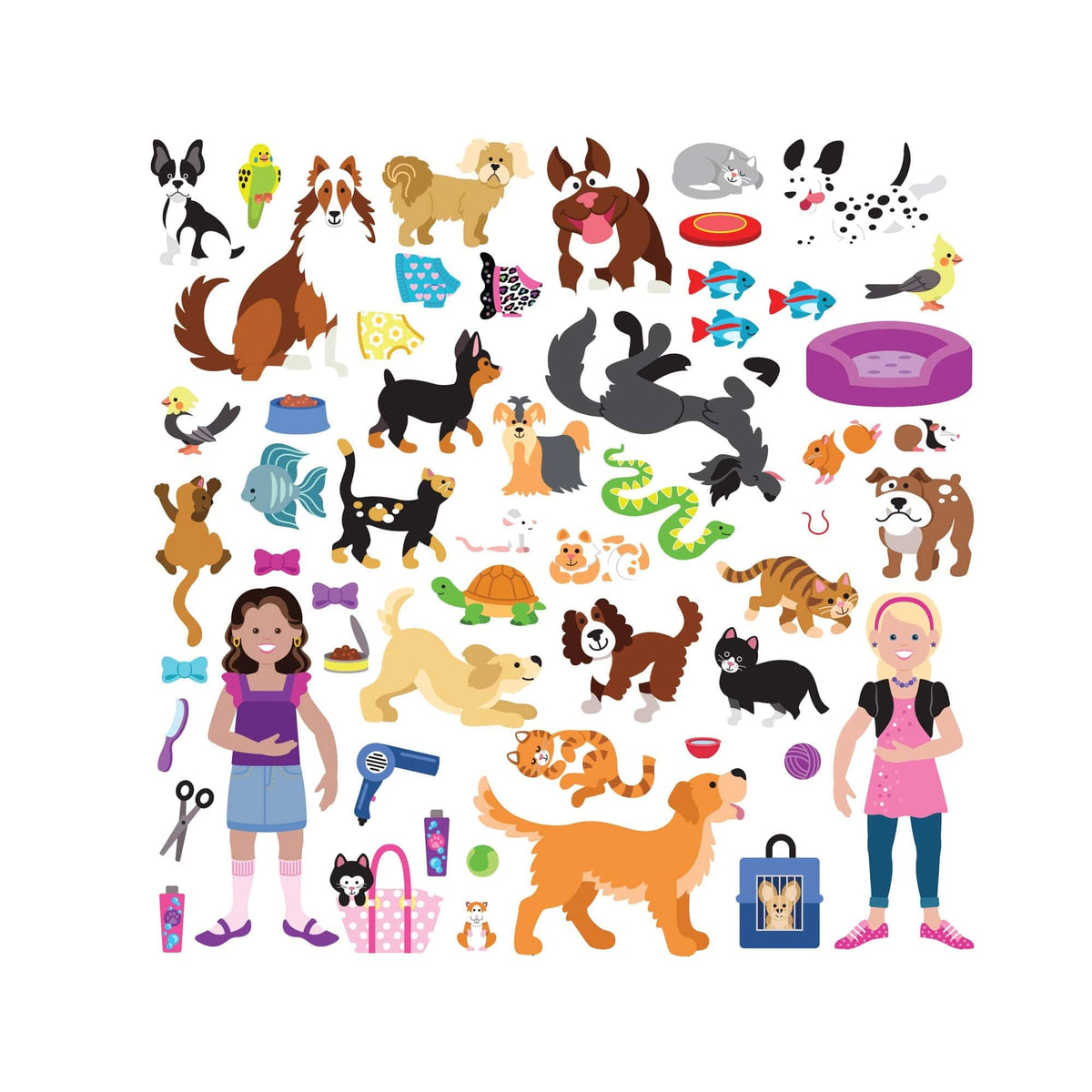 Melissa & Doug Melissa & Doug Puffy Sticker Activity Book Pet Place - Little Miss Muffin Children & Home