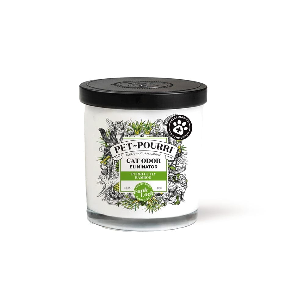 Poo~Pourri Pet~Pourri Cat Purrfectly Bamboo Candle 2-in-1 Odor Eliminating 7.5oz - Little Miss Muffin Children & Home