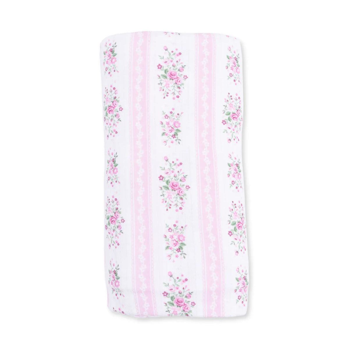Marnie Rosebud Stripe Swaddle Blanket