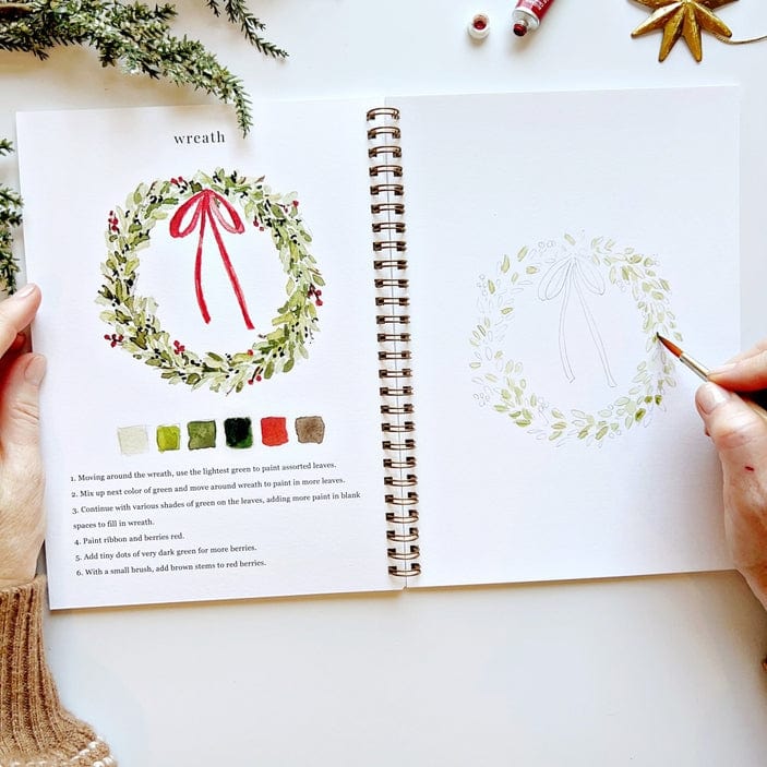 Emily Lex Studio Emily Lex Studio Christmas Watercolor Workbook - Little Miss Muffin Children & Home