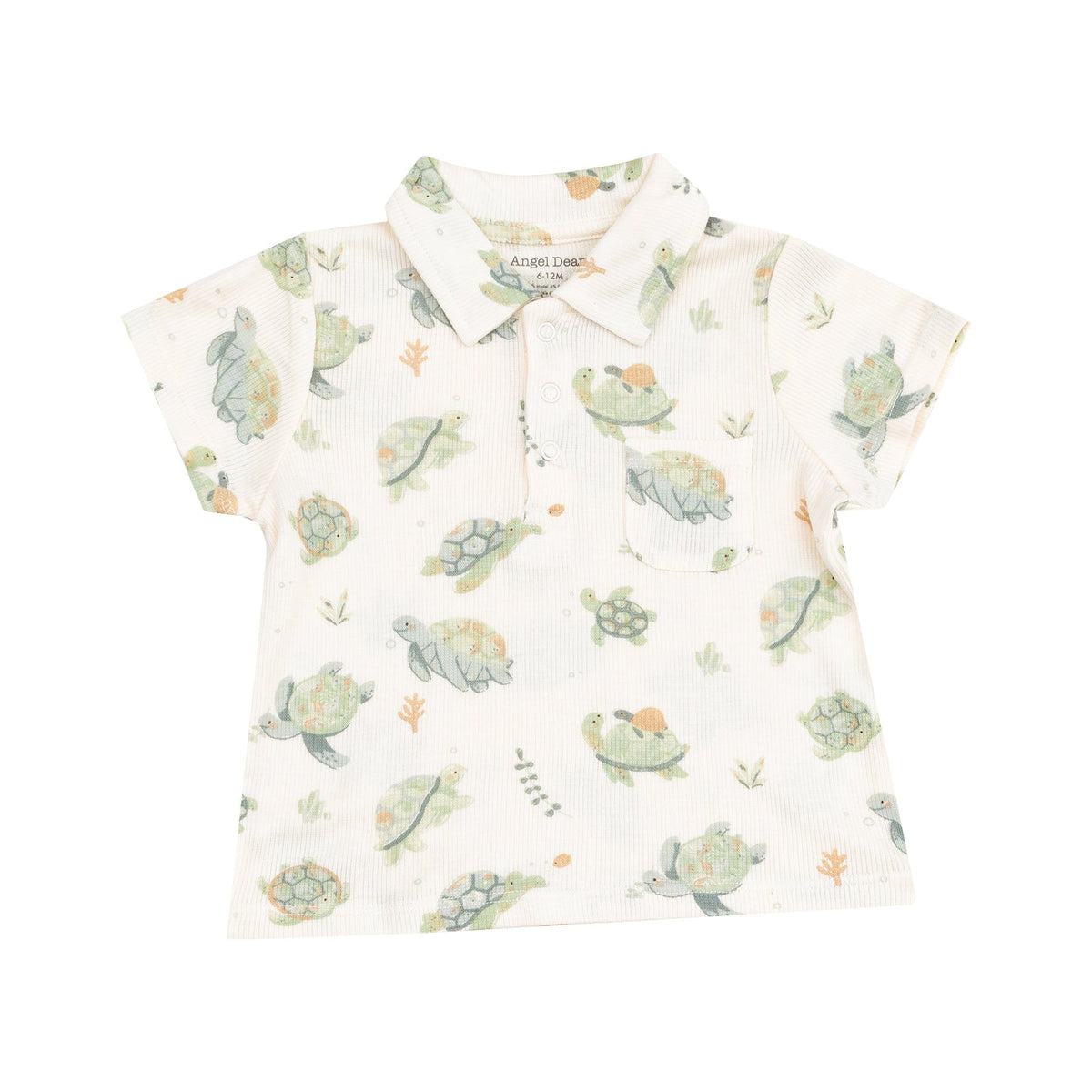 Angel Dear Angel Dear Sea Turtles Polo Shirt And Muslin Shorts - Little Miss Muffin Children & Home