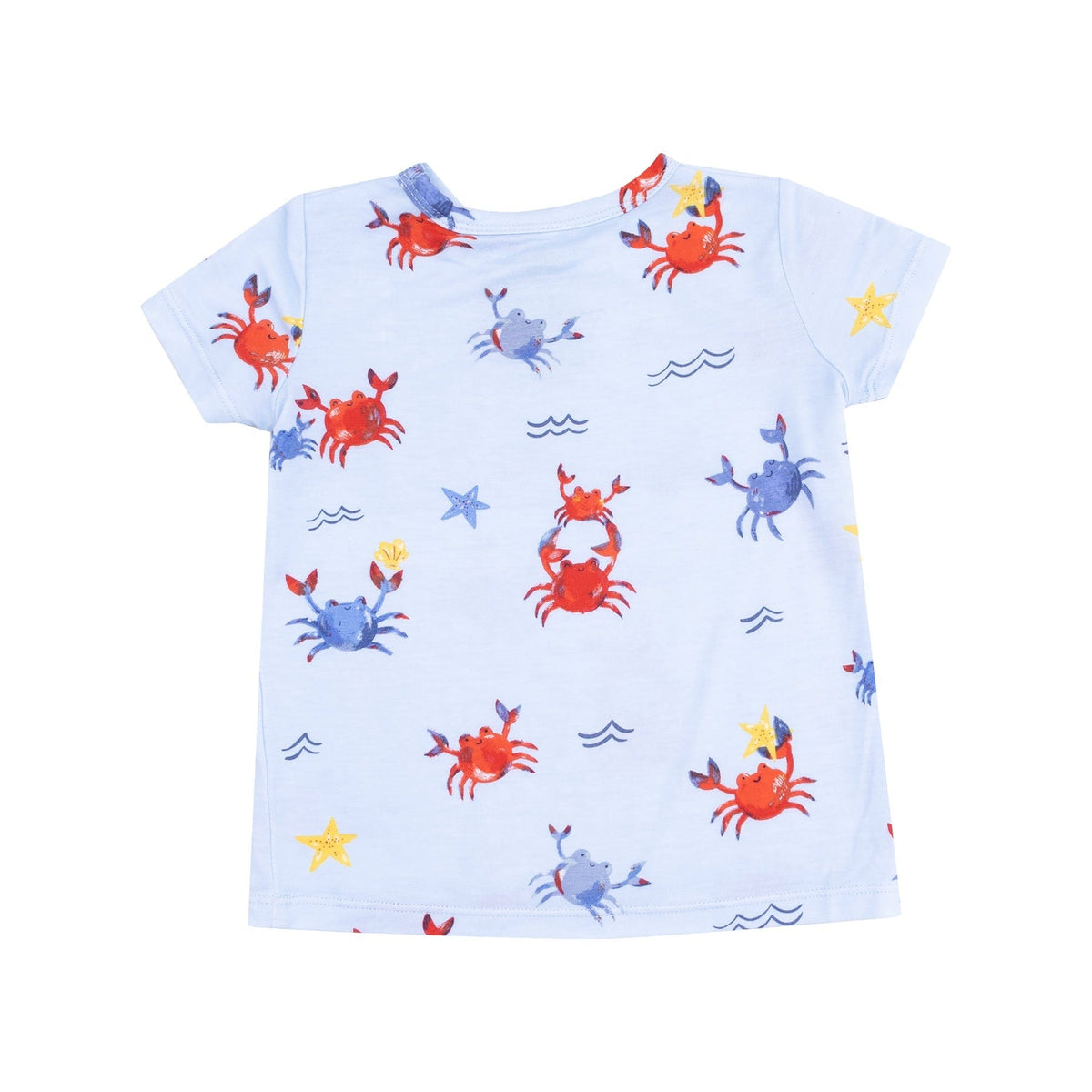 Angel Dear Angel Dear Crayon Crabs Crew Neck Tee And Short - Little Miss Muffin Children & Home