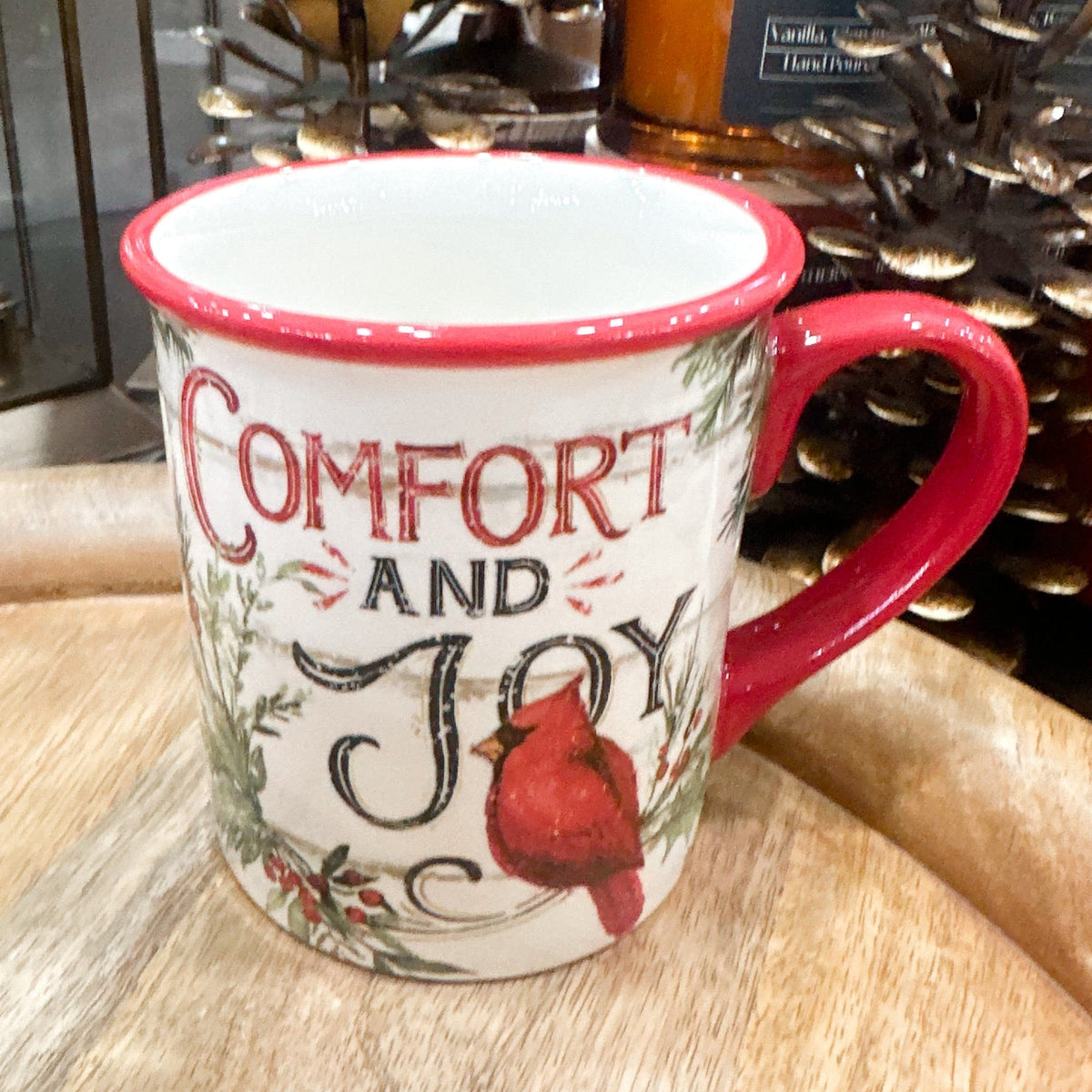 Certified International Evergreen Christmas Mug 16oz, 4 Available Styles - Little Miss Muffin Children & Home