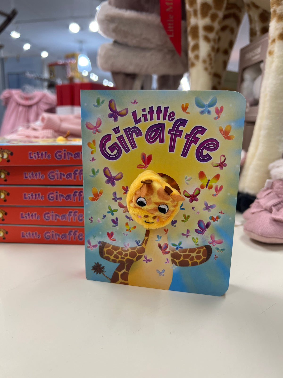 Little Hippo Books Little Giraffe Finger Puppet Book - Little Miss Muffin Children & Home