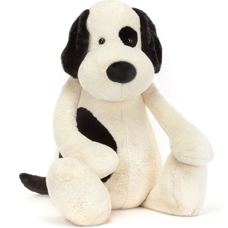 Jellycat Gigantic Bashful Black & Cream Puppy | Little Miss Muffin
