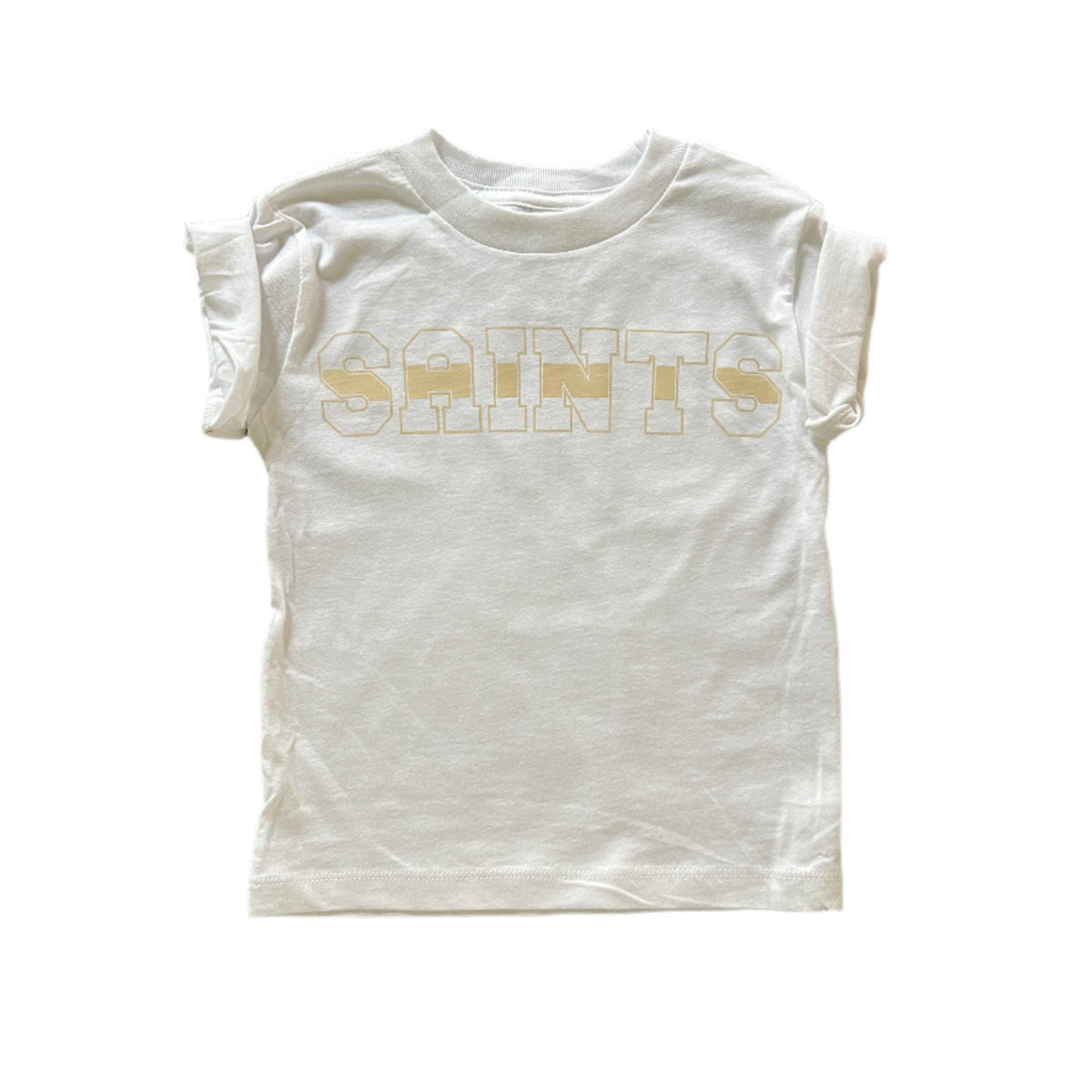 Whereable Art Whereable Art Saints Striped Toddler Tee - Little Miss Muffin Children & Home