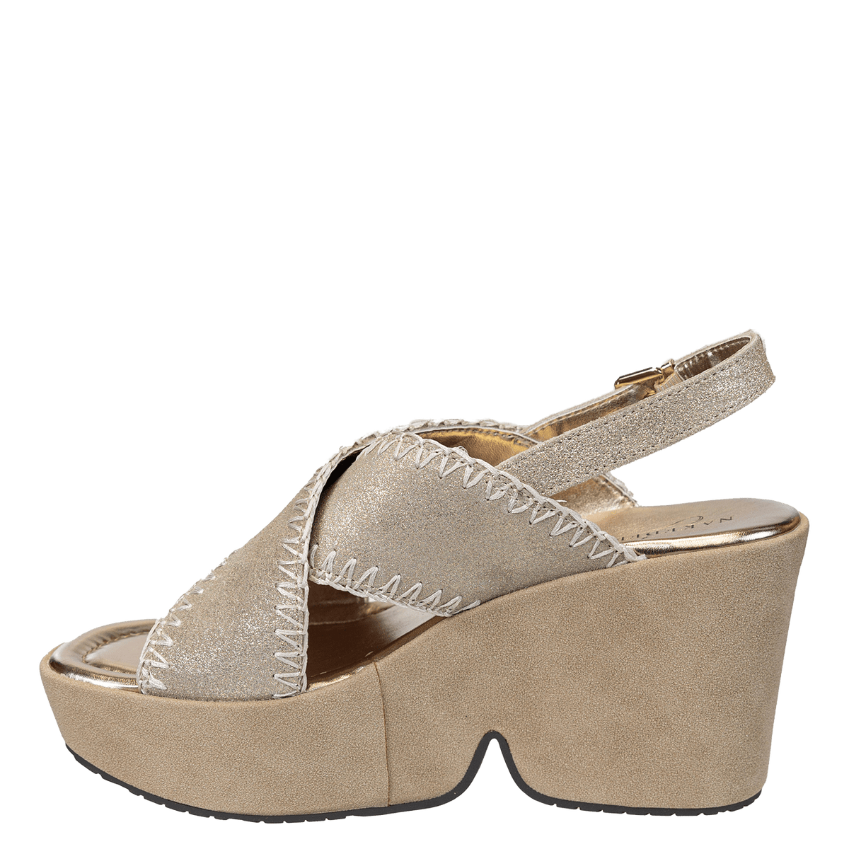 Naked Feet Naked Feet Tofino Wedge Sandals in Gold - Little Miss Muffin Children & Home