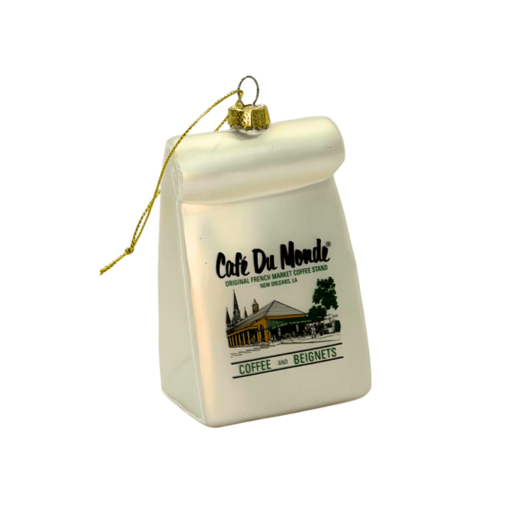 Café Du Monde Beignet Bag Enamel Ornament