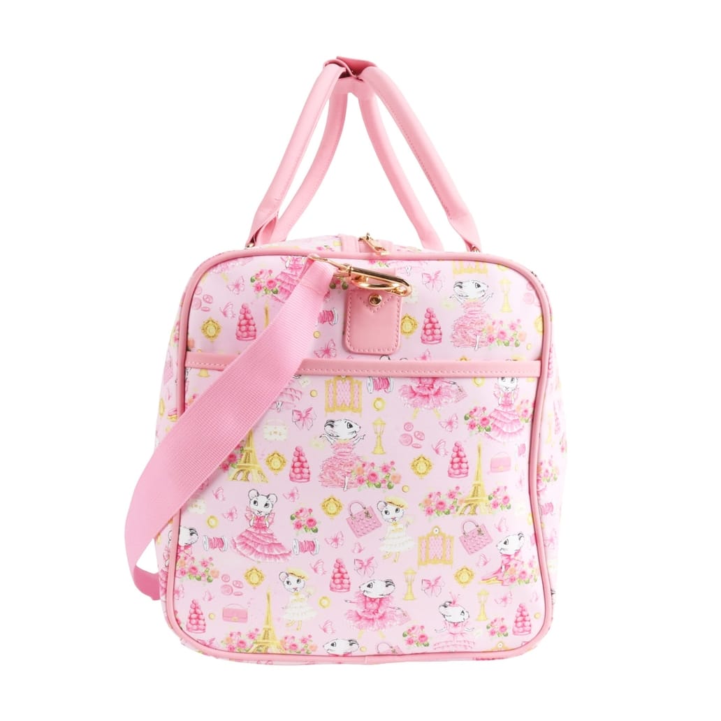 Pink Poppy Claris the Chicest Mouse in Paris Duffle Bag