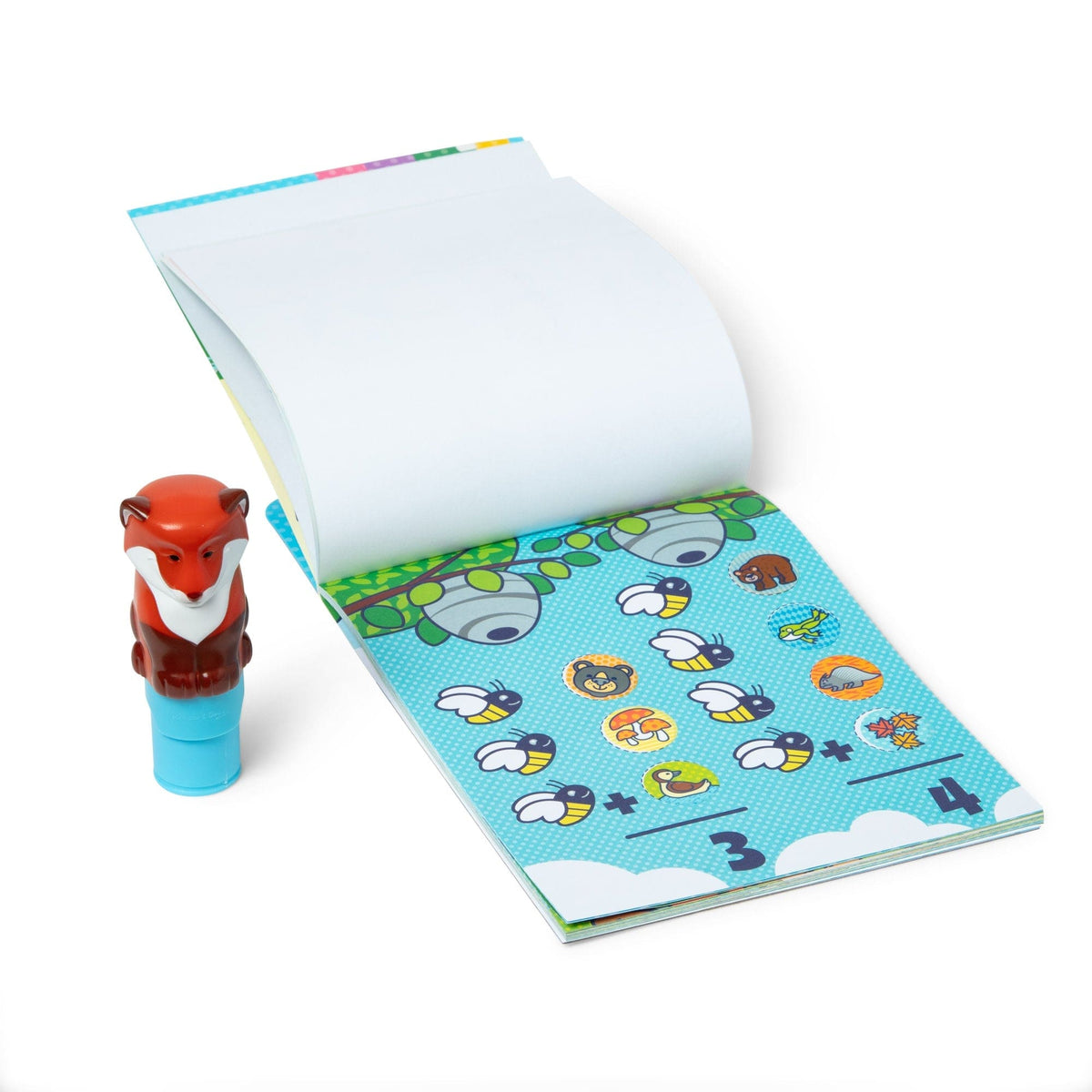 Melissa & Doug Melissa & Doug Sticker WOW! Activity Pad & Sticker Stamper - Fox - Little Miss Muffin Children & Home