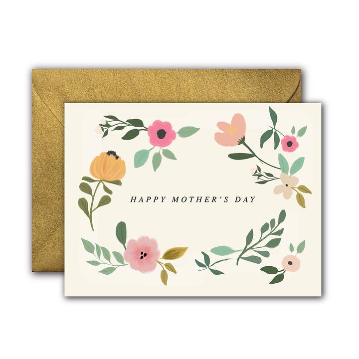 Mother's Day Floral Greeting Card