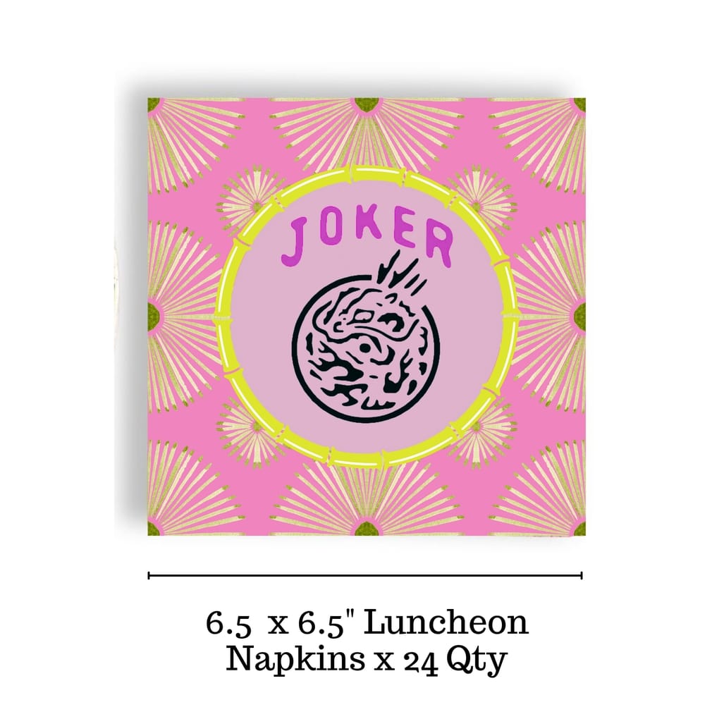 Mahjong Psych Joker 24ct 3-ply Luncheon Napkins