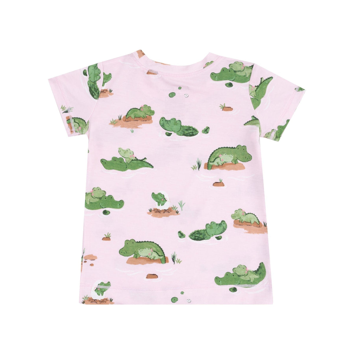 Angel Dear Angel DearAlligator Pink Loungewear Short Set - Little Miss Muffin Children & Home