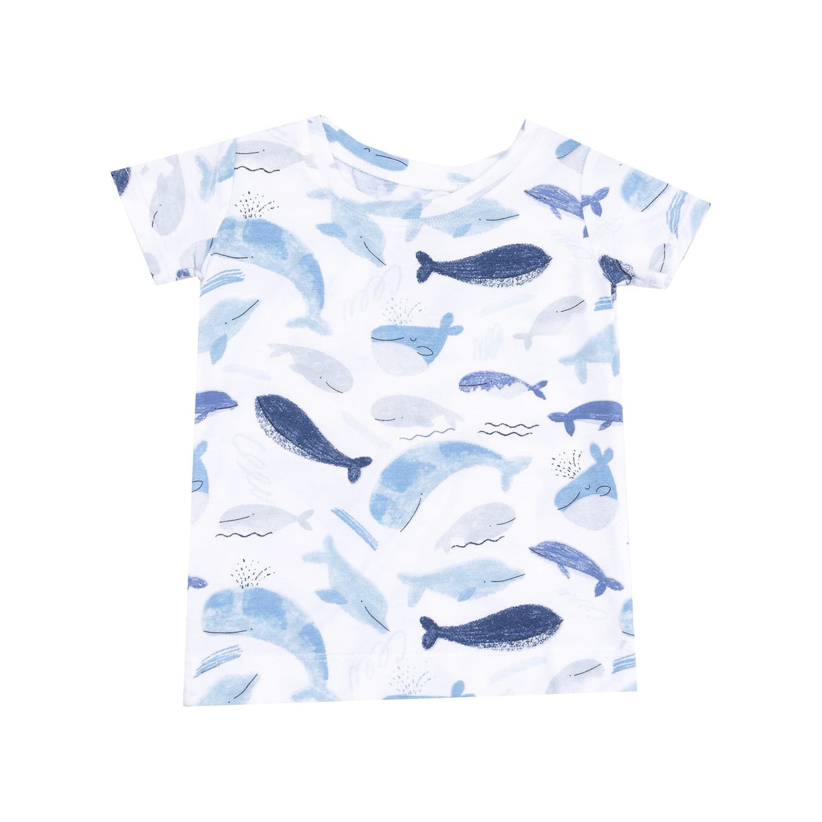Angel Dear Angel Dear Blue Whales Loungewear Short Set - Little Miss Muffin Children & Home