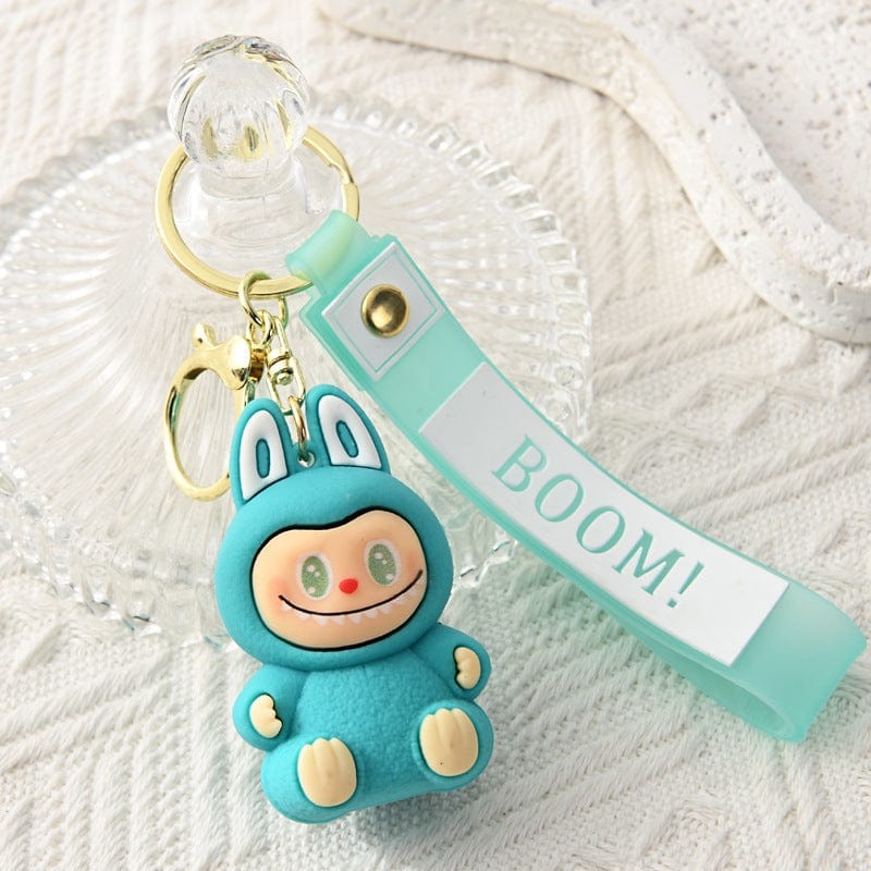 Auraquise Labubu 2nd Gen Silicone Cute Cartoon Charm Keychain, 6 Styles Available - Little Miss Muffin Children & Home