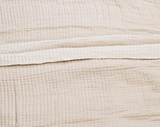 Abbott Abbott Overstitch Throw in Beige - Little Miss Muffin Children & Home