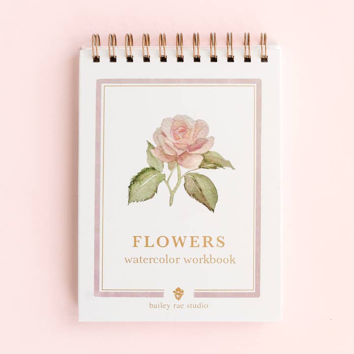Flowers Watercolor Workbook