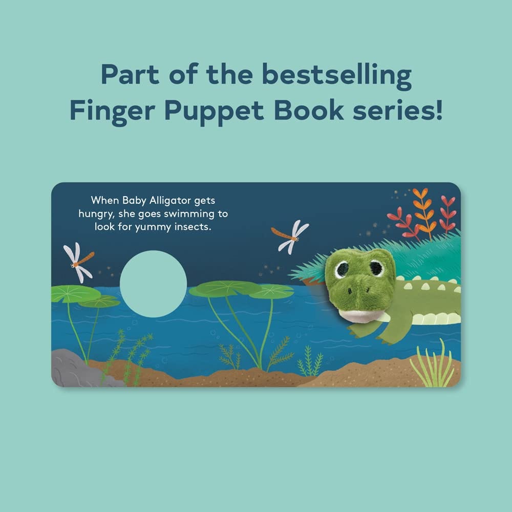 Hachette Book Group Baby Alligator: Finger Puppet Book - Little Miss Muffin Children & Home
