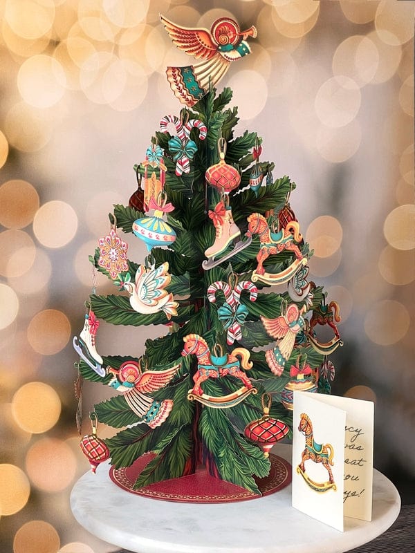 FreshCut Paper FreshCut Christmas Tree Pop-Up Holiday Greeting Card - Little Miss Muffin Children & Home