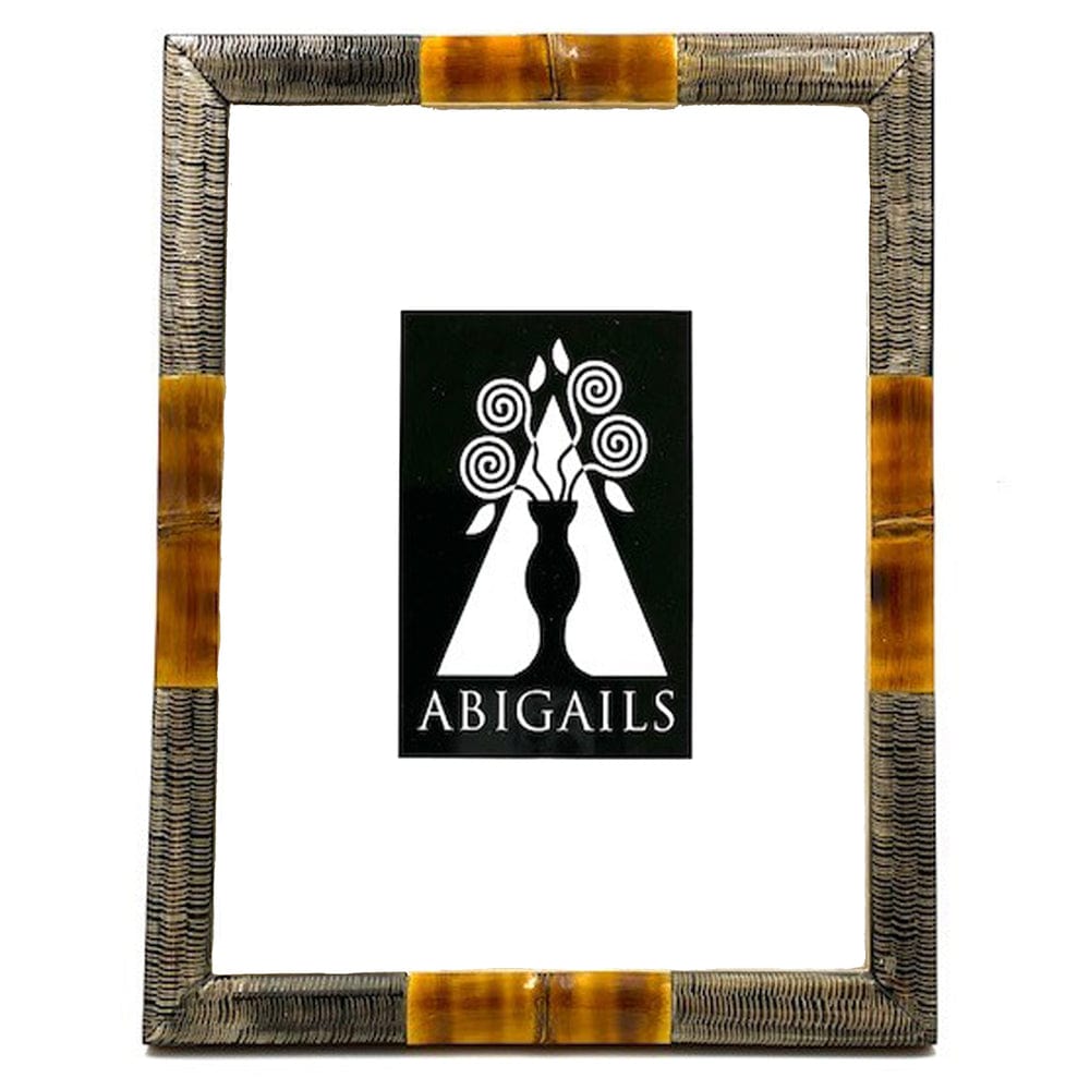 Abigail's Home Decor Abigails Frame, Horned Pipe with Burnt Bamboo, 8x10 - Little Miss Muffin Children & Home