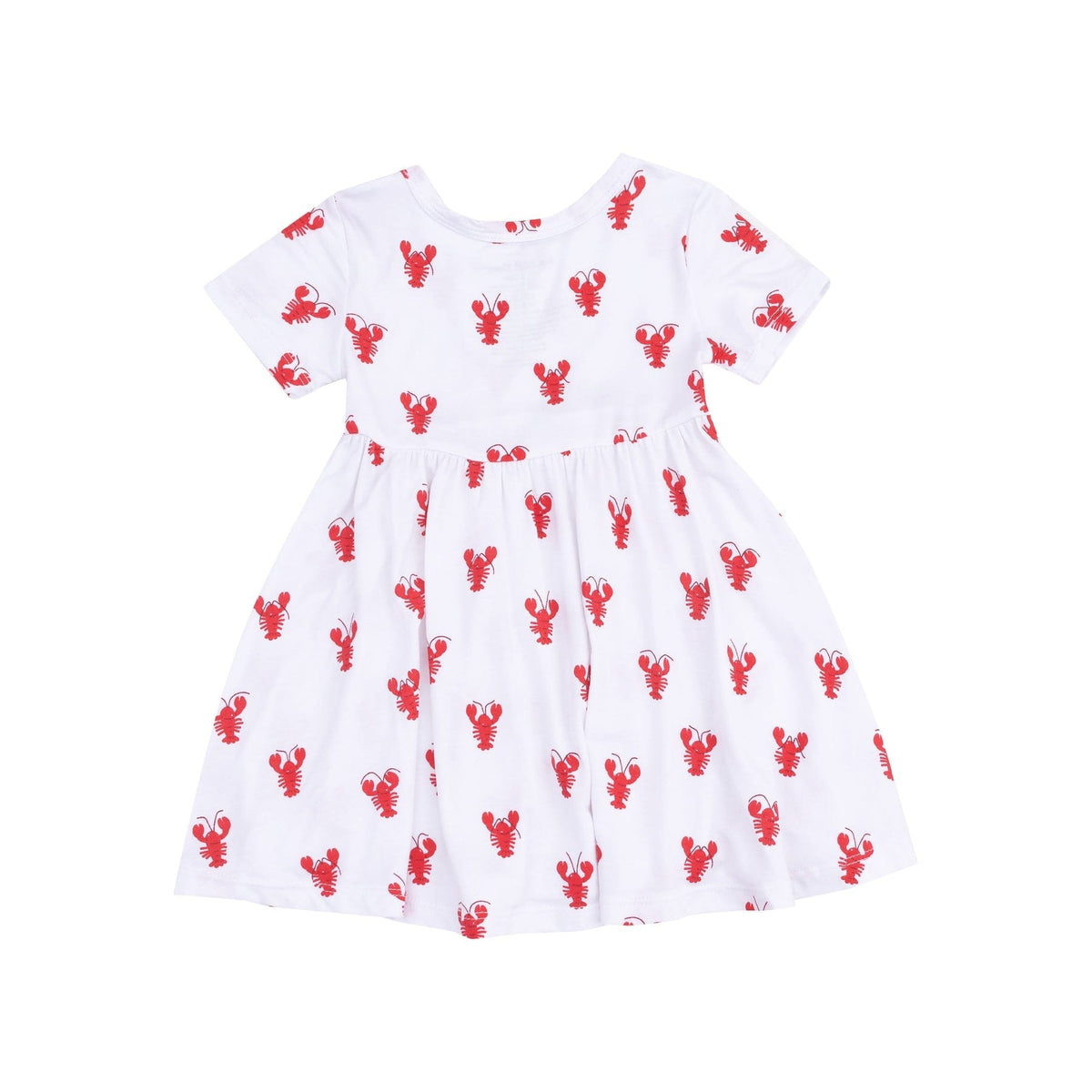 Angel Dear Angel Dear Lobster Bamboo Short Sleeve Twirly Dress - Little Miss Muffin Children & Home