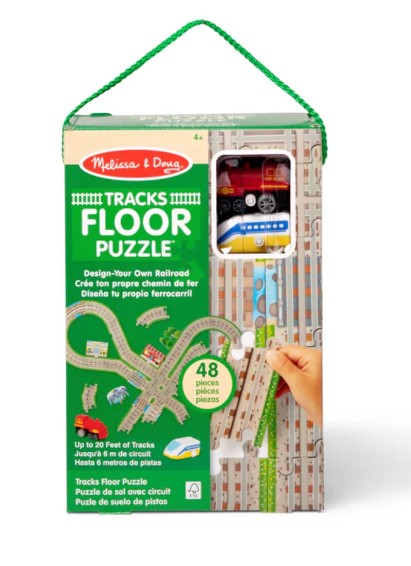 Design Your Own Railroad Floor Puzzle