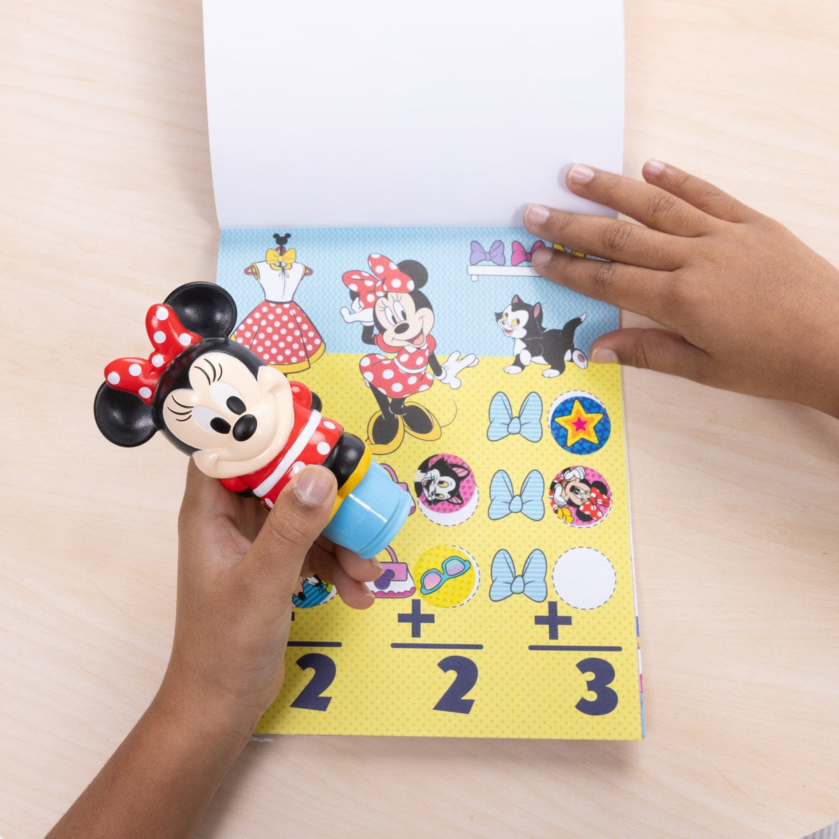 Melissa & Doug Melissa & Doug Sticker WOW! Minnie Activity Pad & Sticker Stamper - Little Miss Muffin Children & Home
