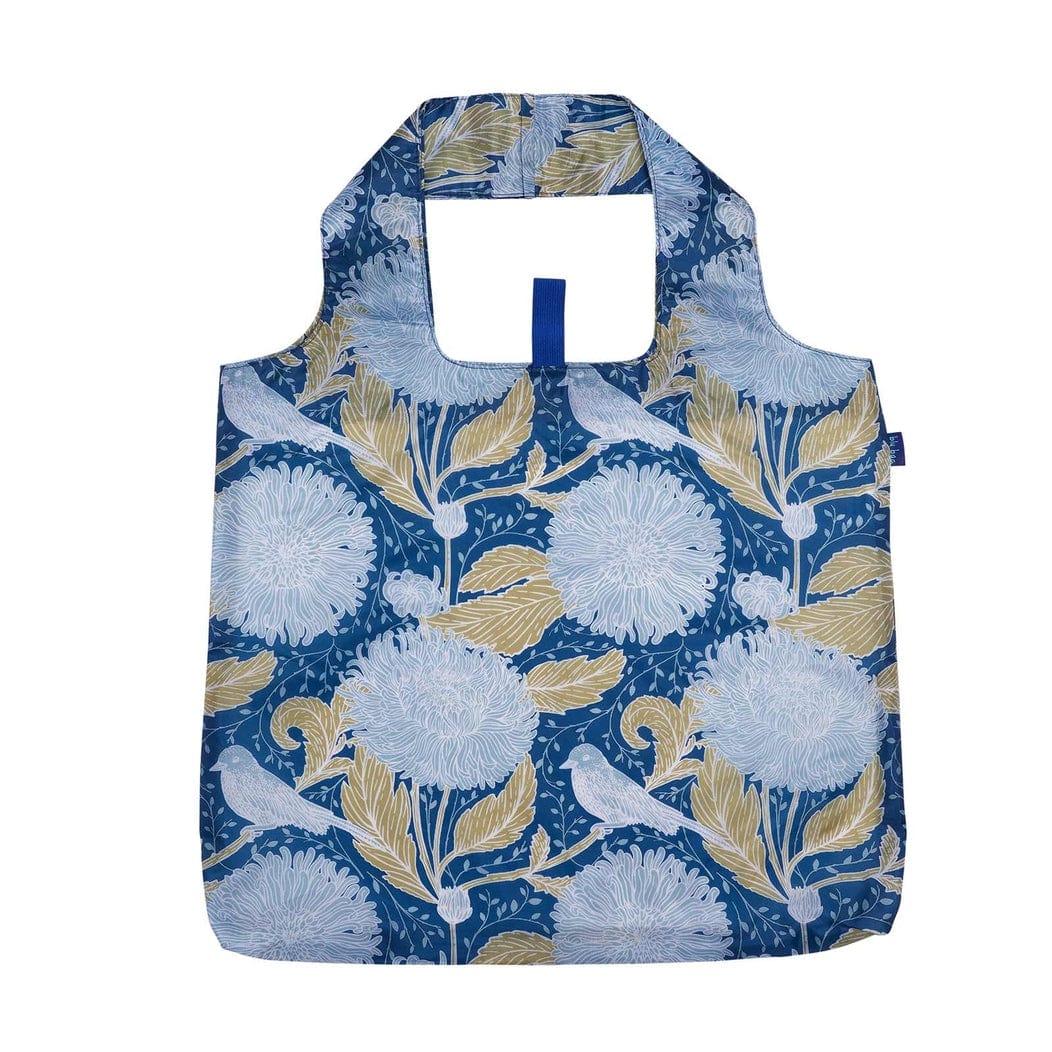 Rock Flower Paper Rock Flower Paper Chrysanthemum Blu Bag Reusable Shopper Tote - Little Miss Muffin Children & Home