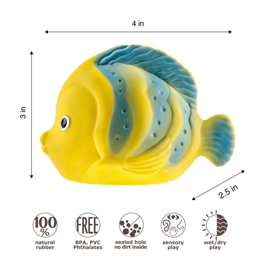 CaaOcho CaaOcho La the Butterflyfish Hole Free Bath Toy - Little Miss Muffin Children & Home