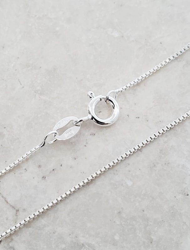 Sosie Designs Sosie Designs Sterling Silver 16" and 18" Box Chain Necklace - Little Miss Muffin Children & Home