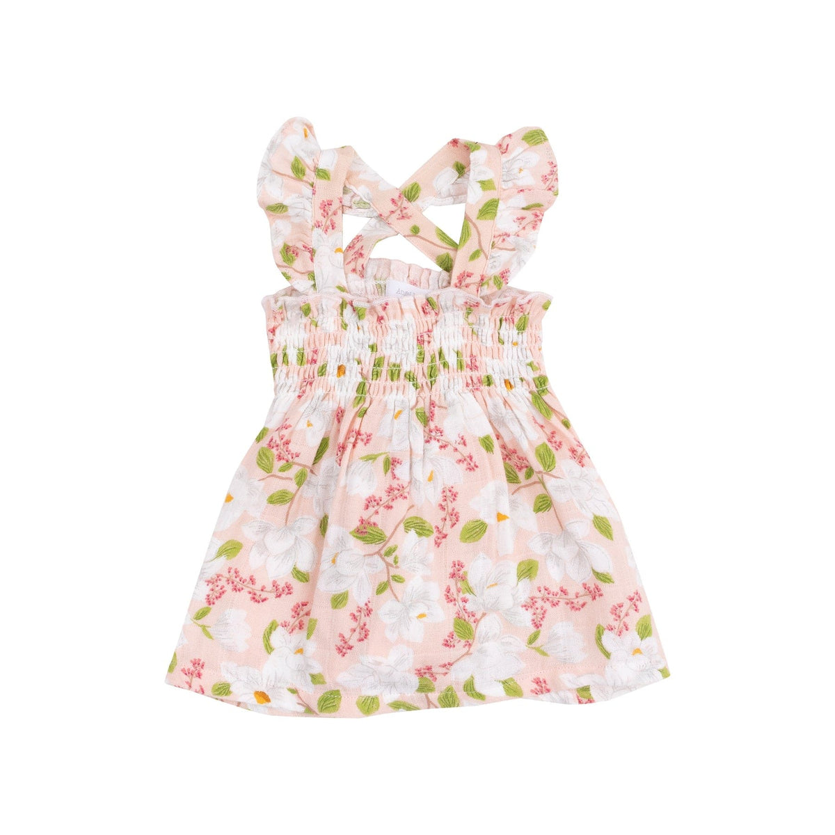 Angel Dear Angel Dear Magnolias Ruffle Strap Smocked Top and Diaper Cover - Little Miss Muffin Children & Home