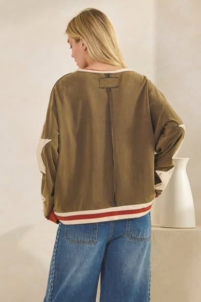 Vintage Star Patch Pullover