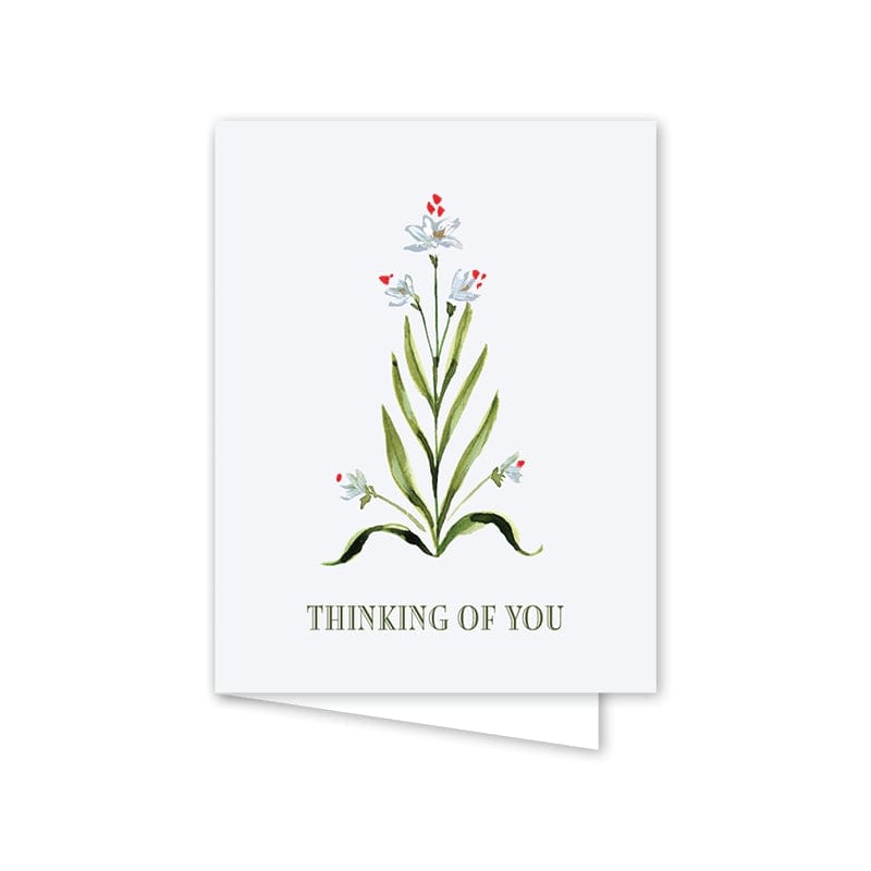 Dogwood Hill Dogwood Hill Paperwhites Scallop Thinking of You Card - Little Miss Muffin Children & Home
