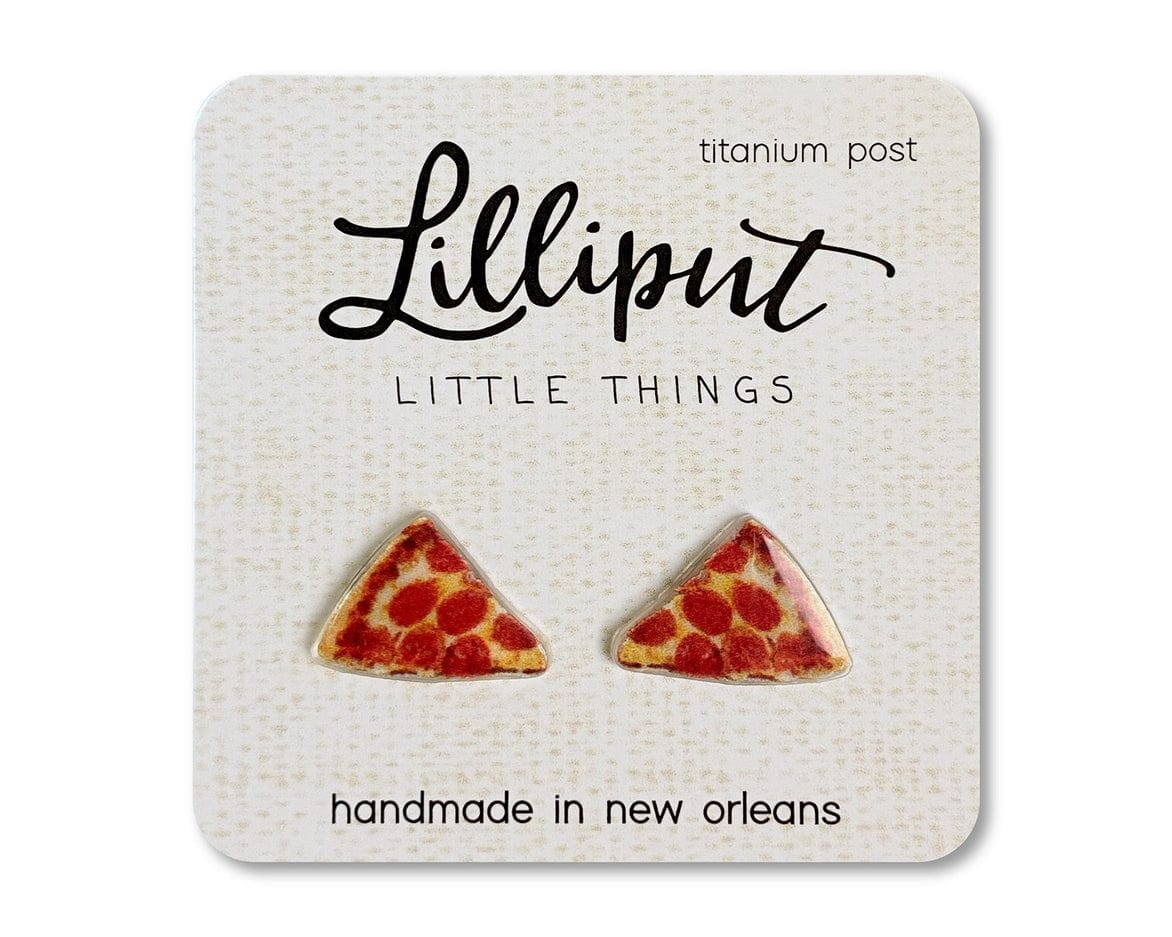 Lilliput Little Things Lilliput Little Things Pizza Earrings - Little Miss Muffin Children & Home