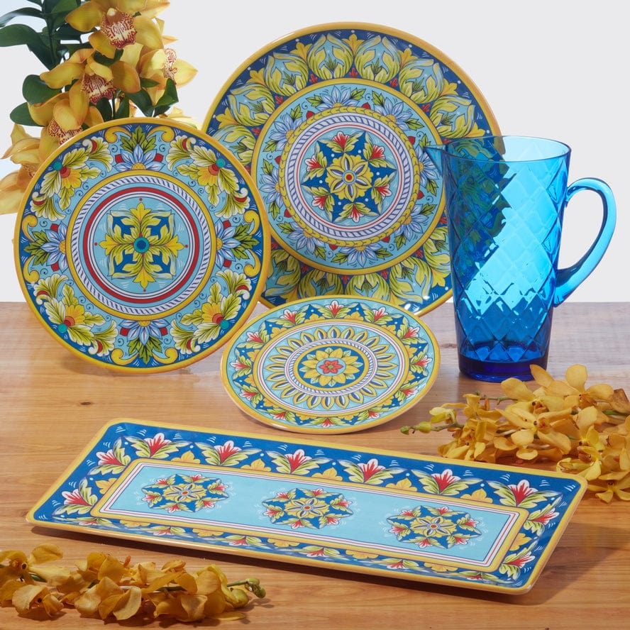 Certified International Certified International Palermo Melamine Chip Dip 14.5" - Little Miss Muffin Children & Home