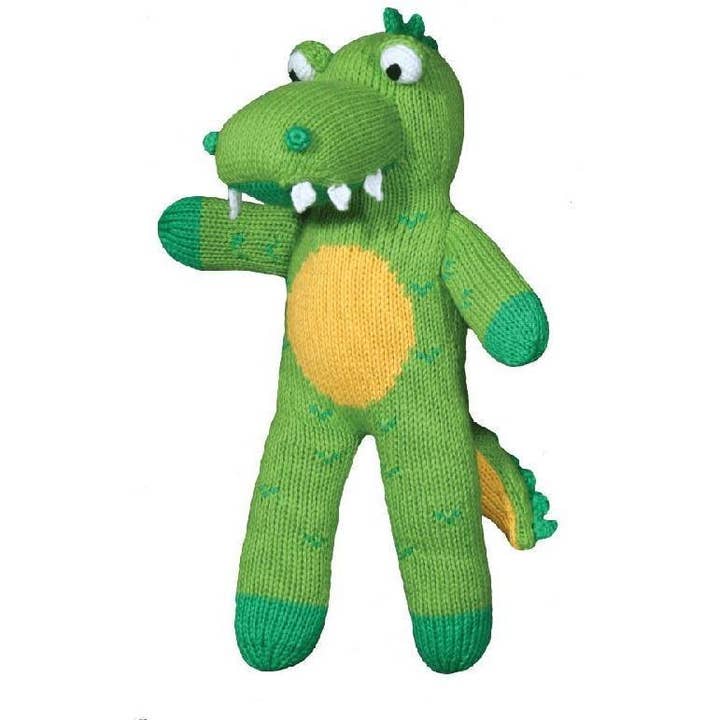 Big Al the Alligator Knit Doll 7" Rattle
