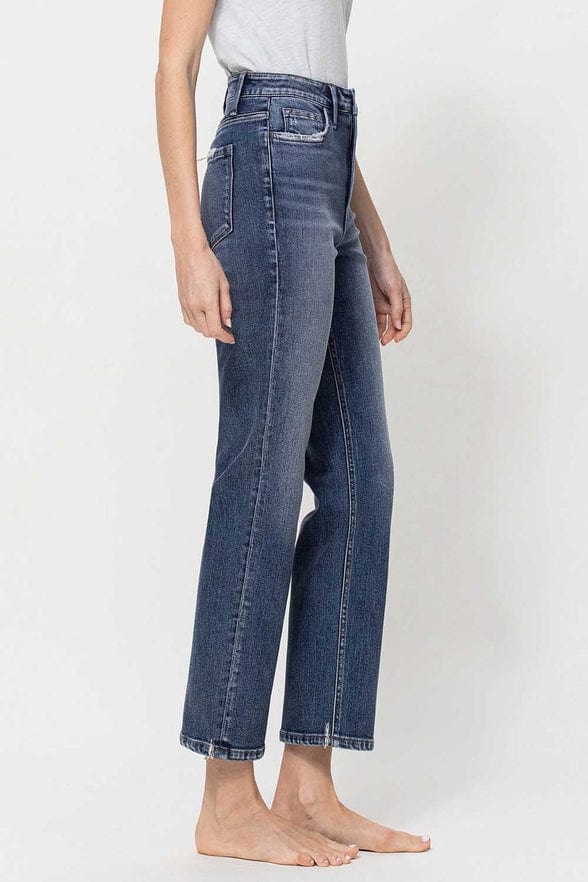Flying Monkey Flying Monkey High Rise Straight Leg Ankle Jean - Little Miss Muffin Children & Home