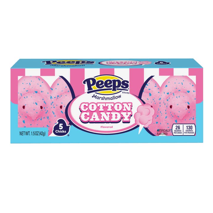 5ct Peeps Frosted Cotton Candy Marshmallow Chicks