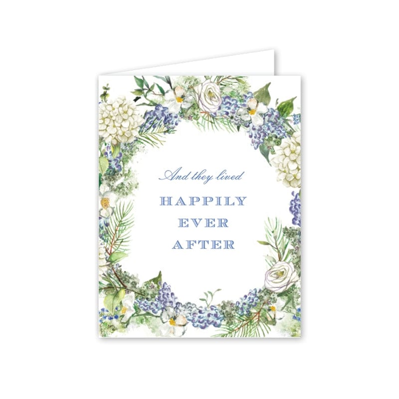 Dogwood Hill Dogwood Hill Blue Hydrangea Wedding Card - Little Miss Muffin Children & Home