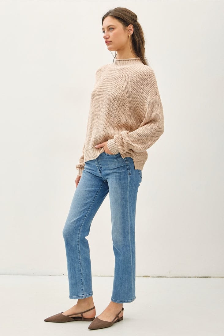 Be Cool Be Cool Chunky Knit Mockneck Sweater - Little Miss Muffin Children & Home