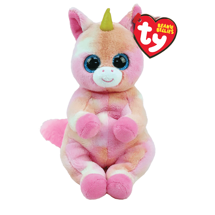 Ty Inc Beanie Bellie Skylar The Pink Unicorn - Little Miss Muffin Children & Home