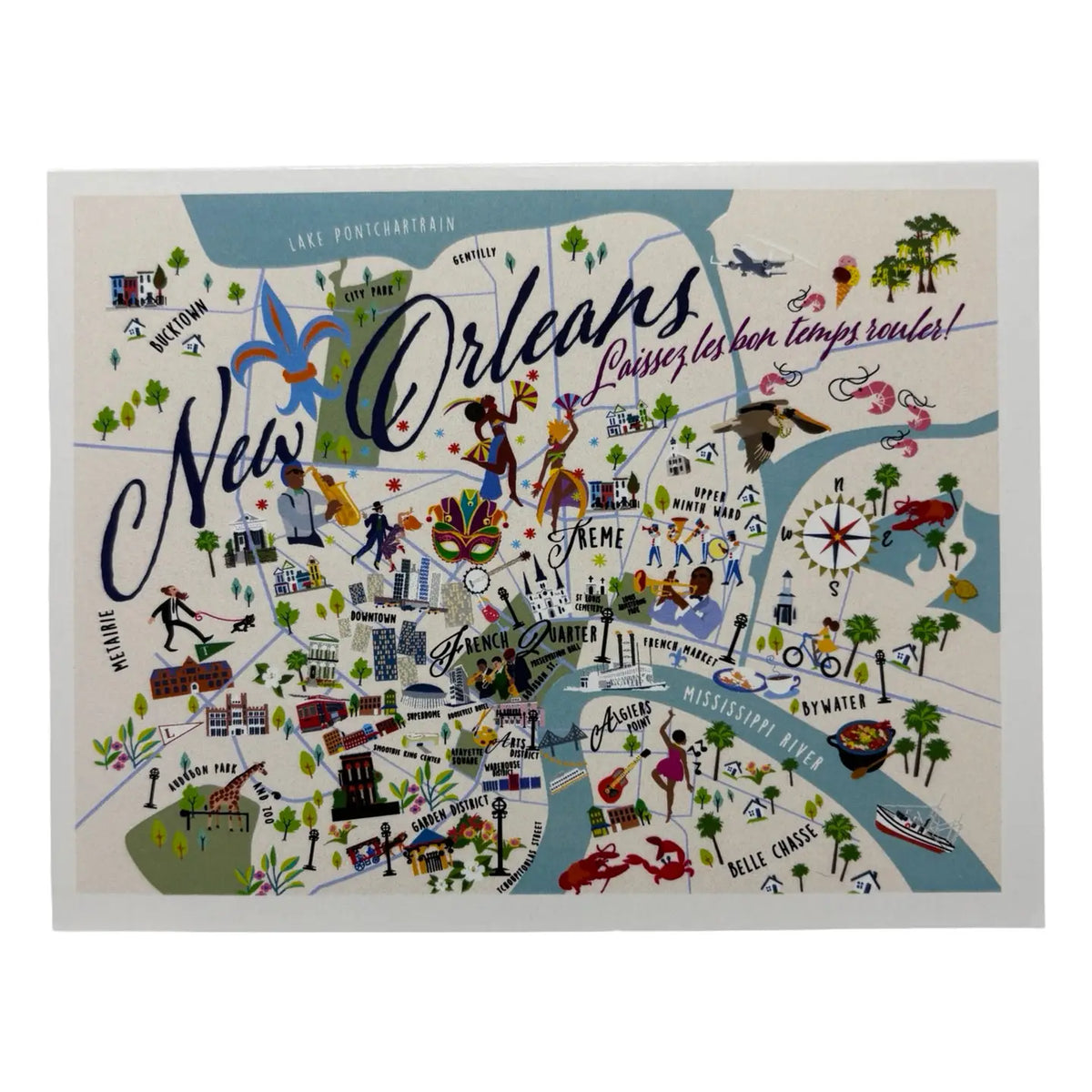 New Orleans Note Card with Envelope