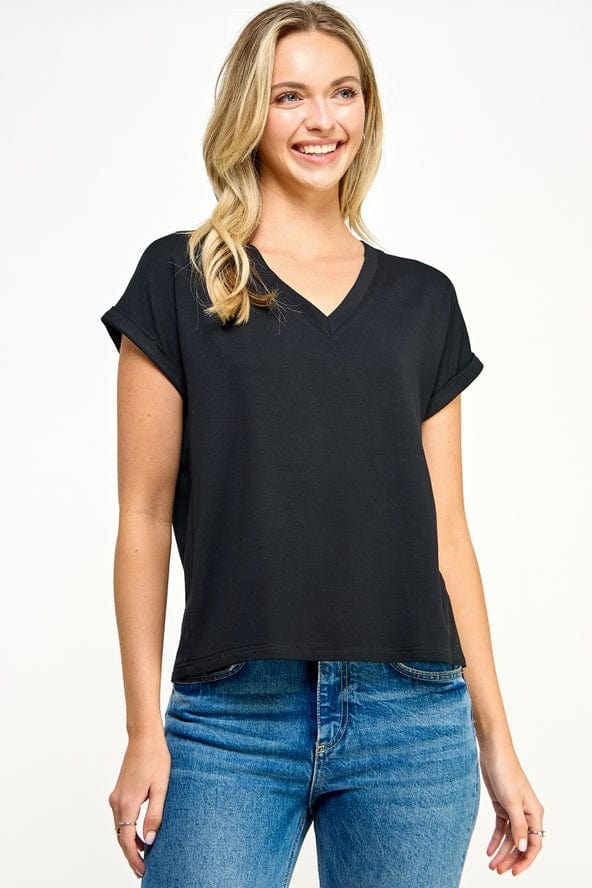 Ellison Ellison V-Neck Tee - Little Miss Muffin Children & Home