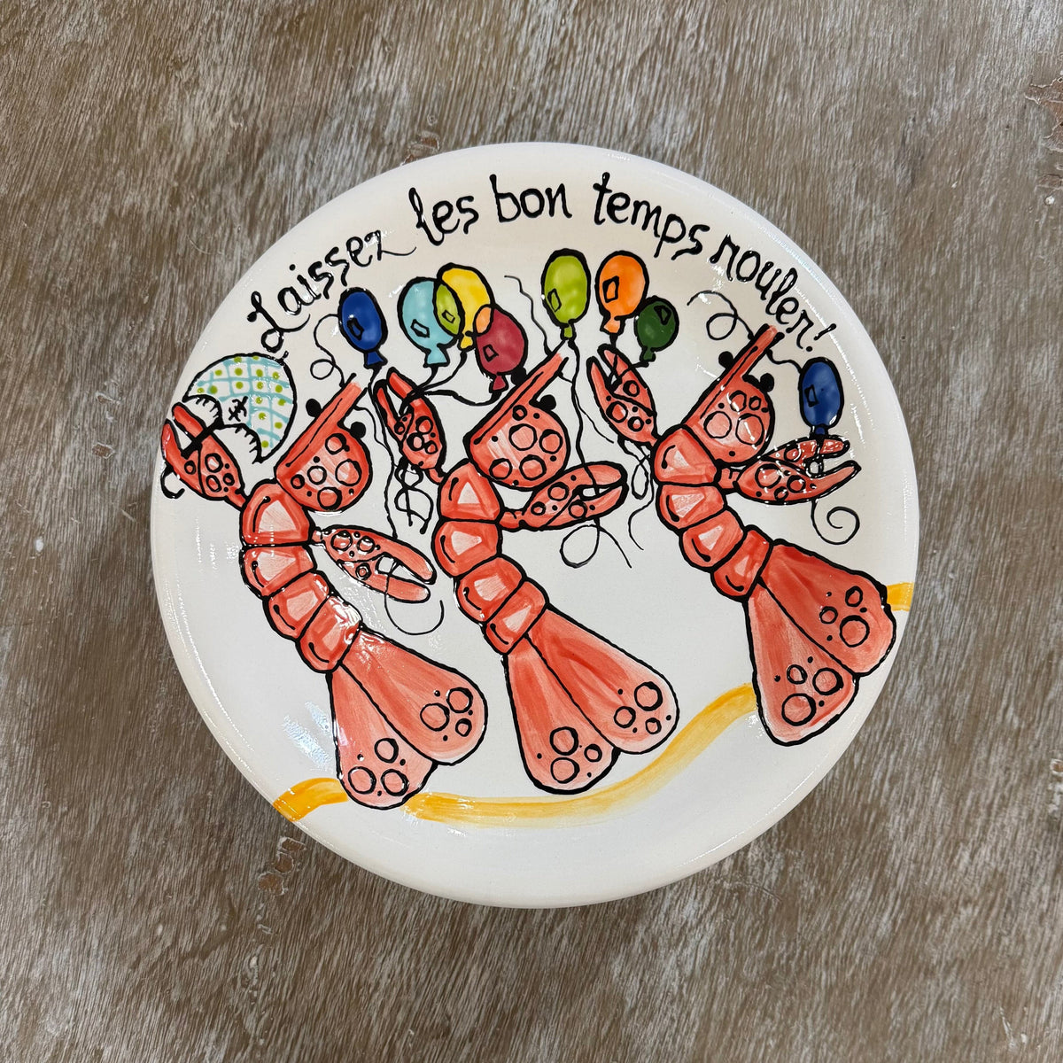 Jan Salzer Crawfish Cake Plate