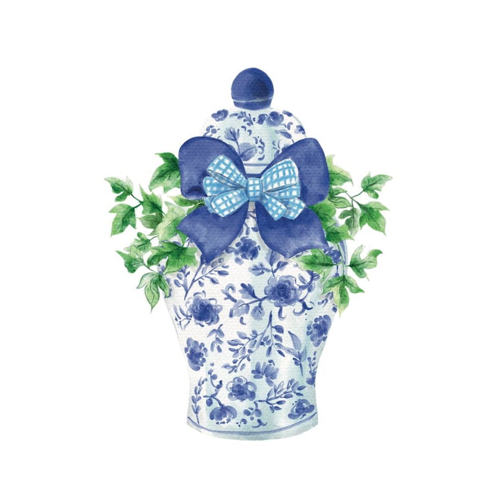 Front Porch Elegance Classic Blue Ginger Jar Door Hanger - Little Miss Muffin Children & Home
