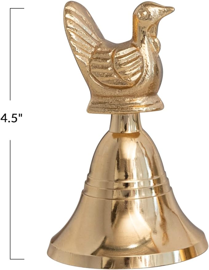 Creative Co-Op Creative Co-op Brass Turkey Bell - Little Miss Muffin Children & Home