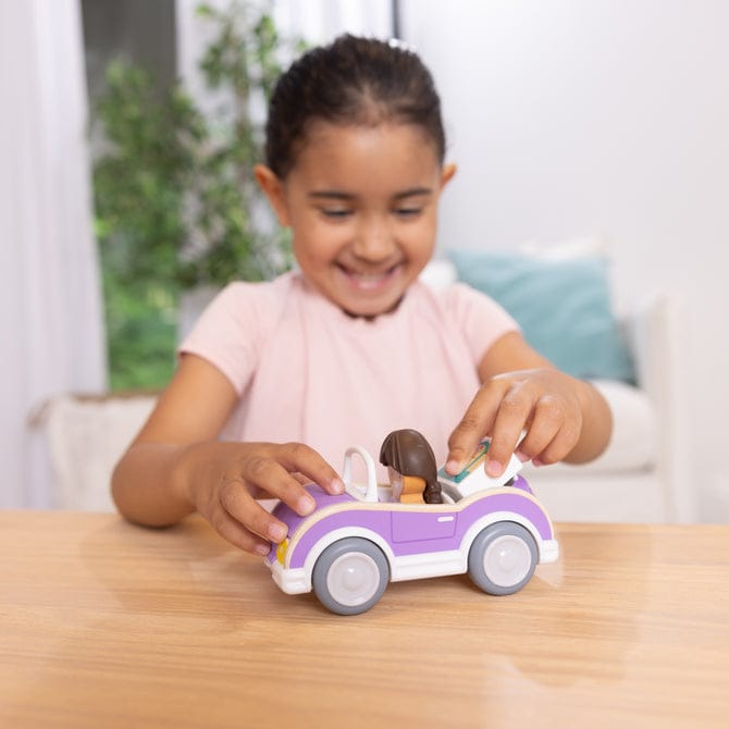 Cheery Lane Car and Play Figure Purple