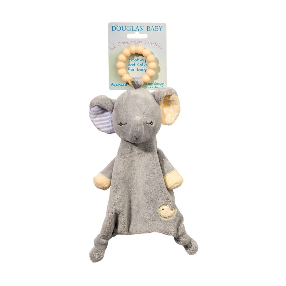 Douglas Toys Joey Gray Elephant Lil' Teether - Little Miss Muffin Children & Home