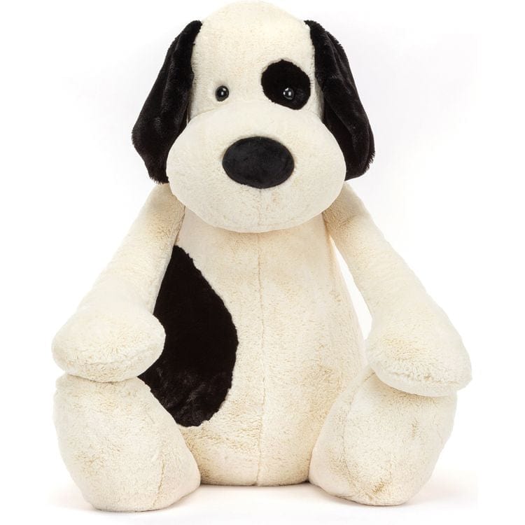 Jellycat Gigantic Bashful Black & Cream Puppy